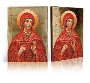 Ikona z certyfikatem - Święta Beata
