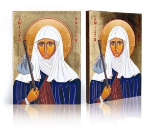 Ikona z certyfikatem - Święta Aniela