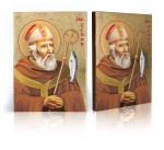 Ikona z certyfikatem - Święty Zenon