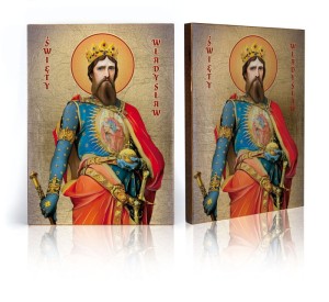 Ikona z certyfikatem - Święty Władysław