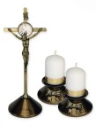 Zestaw kolędowy 06 - krzyż ze świecznikami