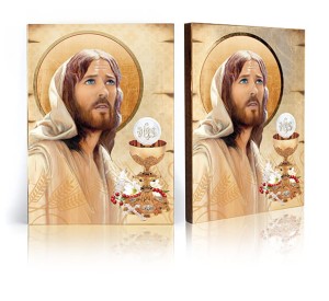 Ikona z certyfikatem - Pamiątka Pierwszej Komunii Świętej