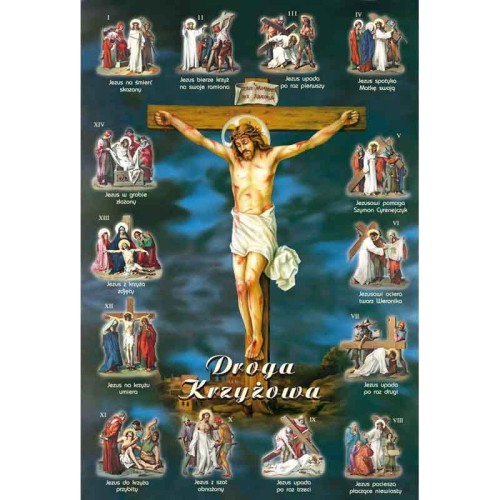 Plakat Droga Krzyżowa-1