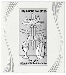 Pamiątka Bierzmowania - dary Ducha Świętego W/6719