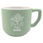 Kubek KX zielony "Jego łaska trwa na wieki"