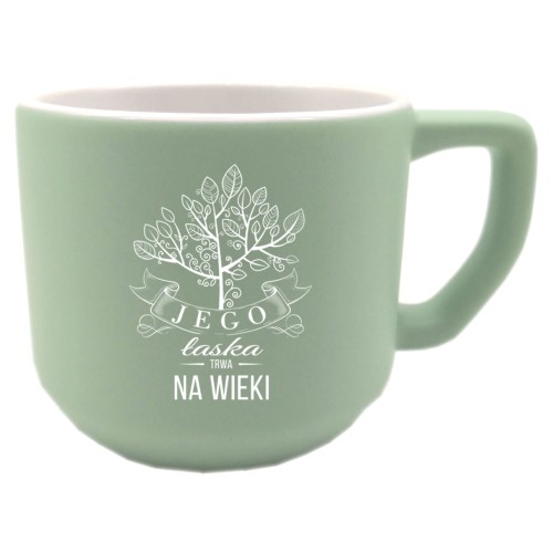 Kubek "Jego łaska trwa na wieki"