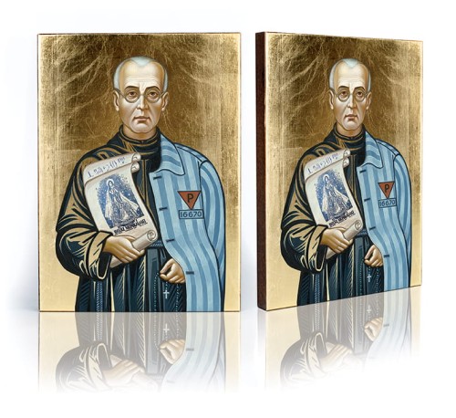Ikona św. Maksymiliana Kolbe