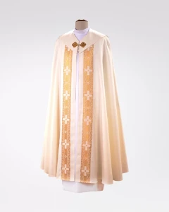 Kapa liturgiczna w kolorze ecru 2-081-11