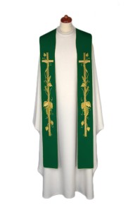STUŁA zielona dla kapłana 4-181-3