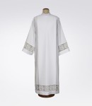 Alba o kroju rzymskim z bawełnianą wstawką 3-134-0