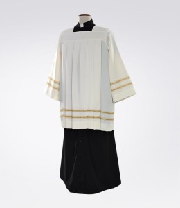 Komża kapłańska ecru 5-152-1