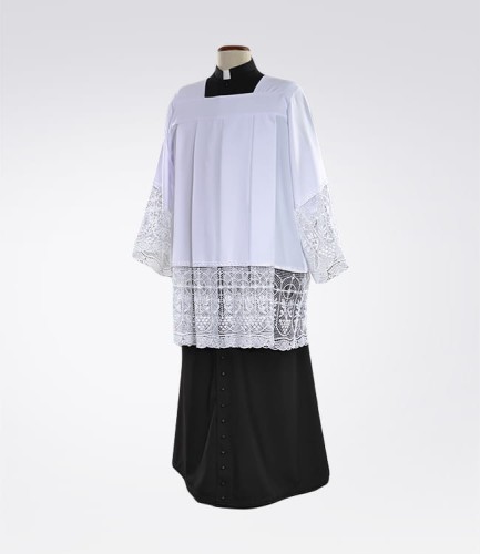 komża kapłańska biała