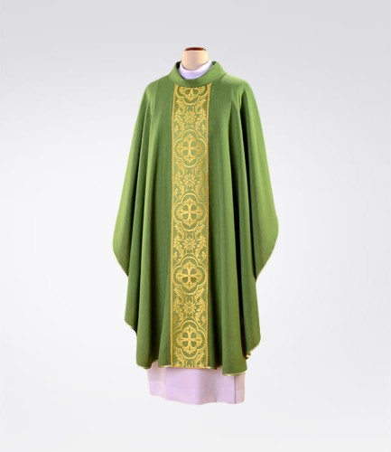 zielony ornat mszalny