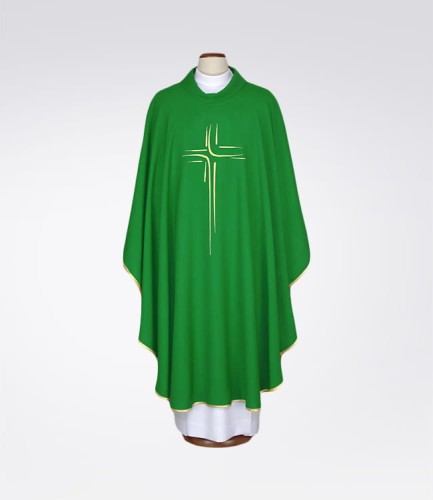 ornat w kolorze zielonym