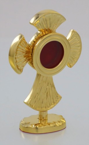 mały relikwiarz złocony