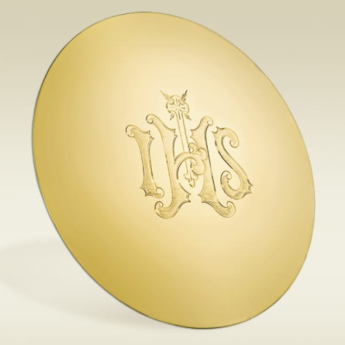 patena barokowa do kielicha mszalnego