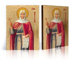 Ikona z certyfikatem Święta Halina