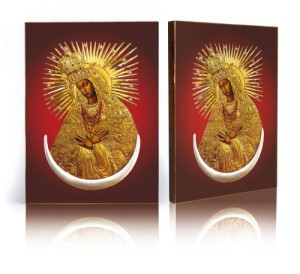 Ikona z certyfikatem - Matka Boża Ostrobramska