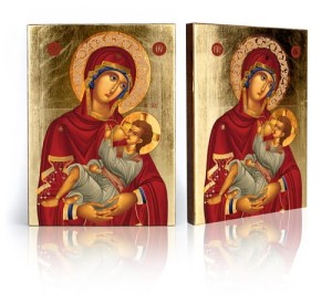 Ikona z certyfikatem - Matka Boża Karmiąca