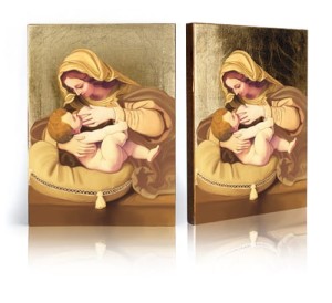 Ikona z certyfikatem - Matka Boża Karmiąca