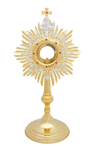 monstrancja złocona