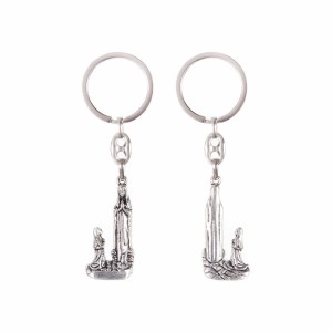 Brelok metalowy - Matka Boża z Lourdes