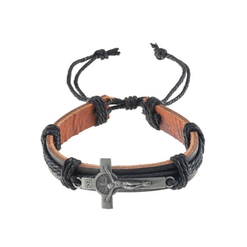 SKÓRZANA BRANSOLETKA NA RĘKĘ-1