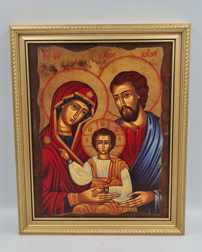 Obraz świętej Rodziny w ramie do powieszenia