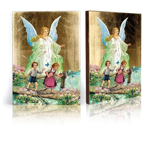 Ikona z certyfikatem - Anioł Stróż