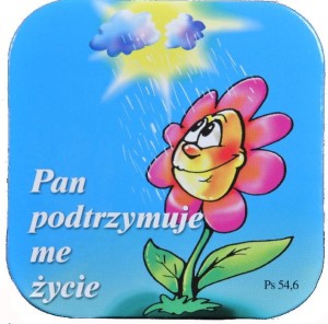 Podkładka korkowa "Pan podtrzymuje me życie"