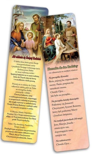 Zakładka do książki - Święta Rodzina - AKT ODDANIA