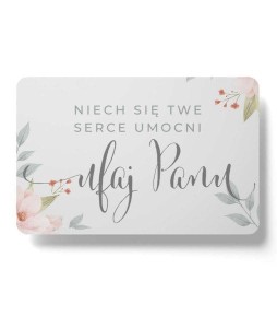 Magnes na lodówkę – Niech się twe serce umocni