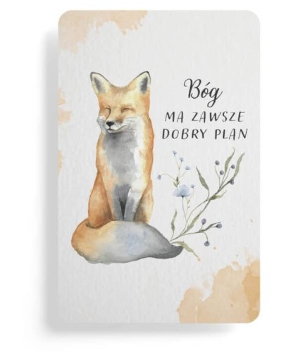 Magnes na lodówkę – Bóg ma zawsze dobry plan