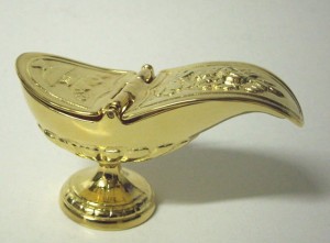 Łódka do kadzidła złocona S/1031