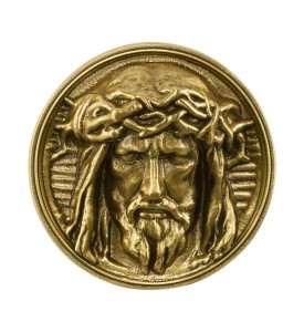 Odlew nagrobny - wizerunek Chrystusa