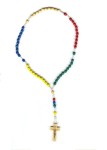 Różaniec misyjny drewniany na sznurku