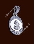 Matka Boska Częstochowska Medalik ze srebra MD1036 MD1026