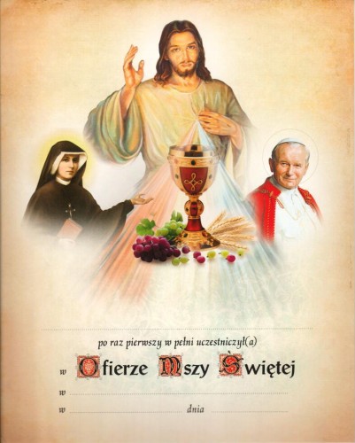 Obrazek pamiątka pierwszej komunii świętej-1