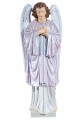 Anioł stojący - figura 65 cm - różowy-2
