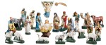 Szopka Bożonarodzeniowa, figury do szopki 28 elementów - 90 cm 