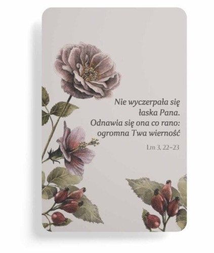 Magnes na lodówkę – Nie wyczerpała się łaska Pana