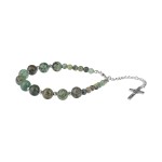 Różaniec - bransoletka - turkus afrykański - rękodzieło