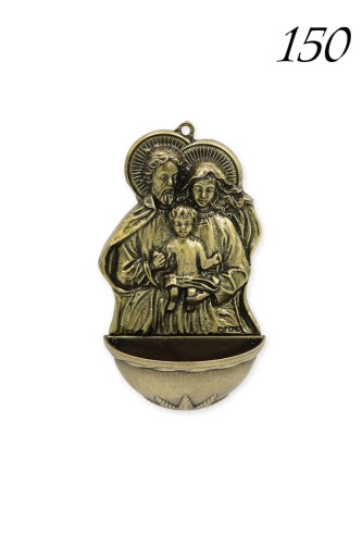 Kropielnica domowa metalowa ze Świętą Rodziną