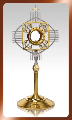 monstrancja bogato zdobiona-1