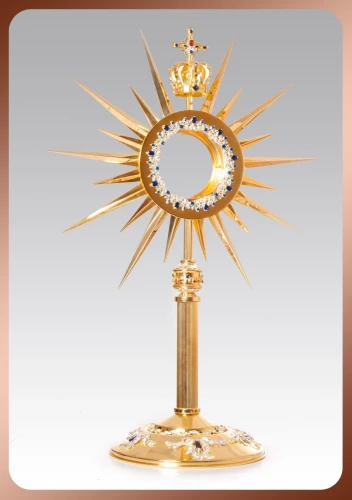 monstrancja na dużą hostię-1