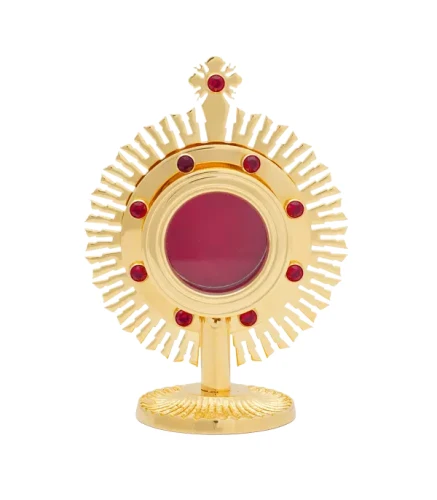 relikwiarz z rubinami