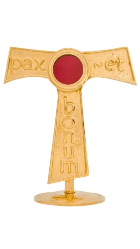 relikwiarz TAU złocony