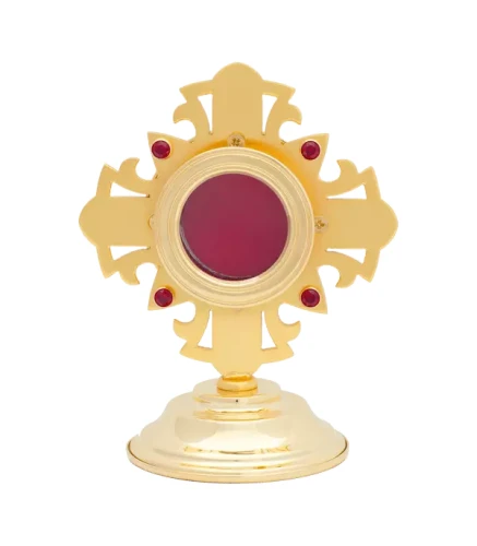 mały relikwiarz złocony