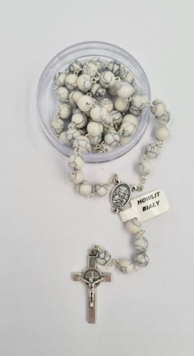 Różaniec z kamieni naturalny-1