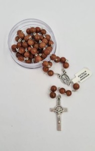 Różaniec z kamieni naturalnych piasek pustyni